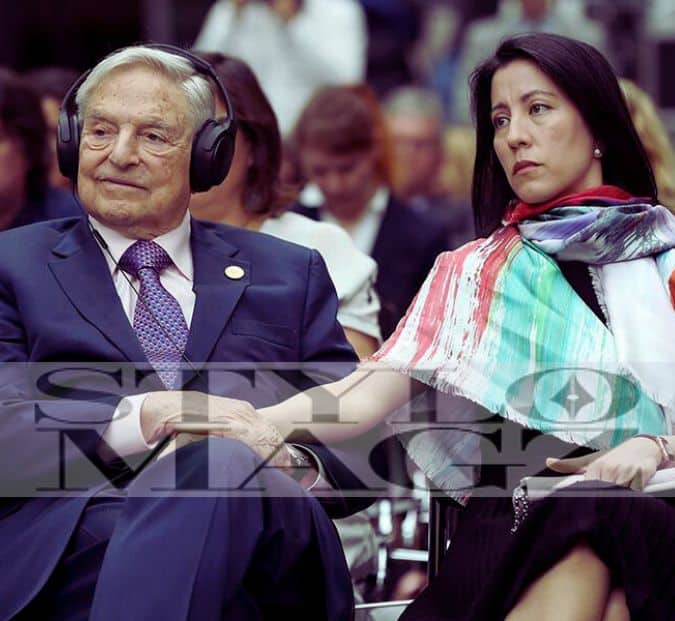 Tamiko Bolton with George Soros