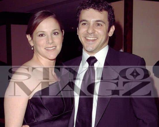 Jennifer Lynn Stone with her husband Fred Savage