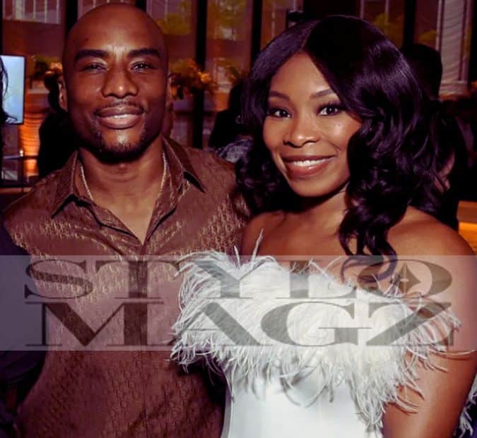 Jessica Gadsden with Husband Charlamagne tha God