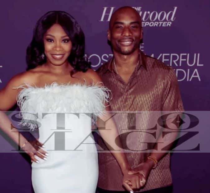 Jessica Gadsden with Husband Charlamagne tha God