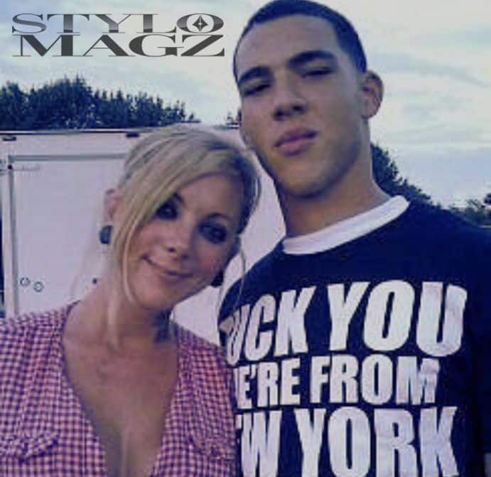 Davion Brink with his mother Maria Brink