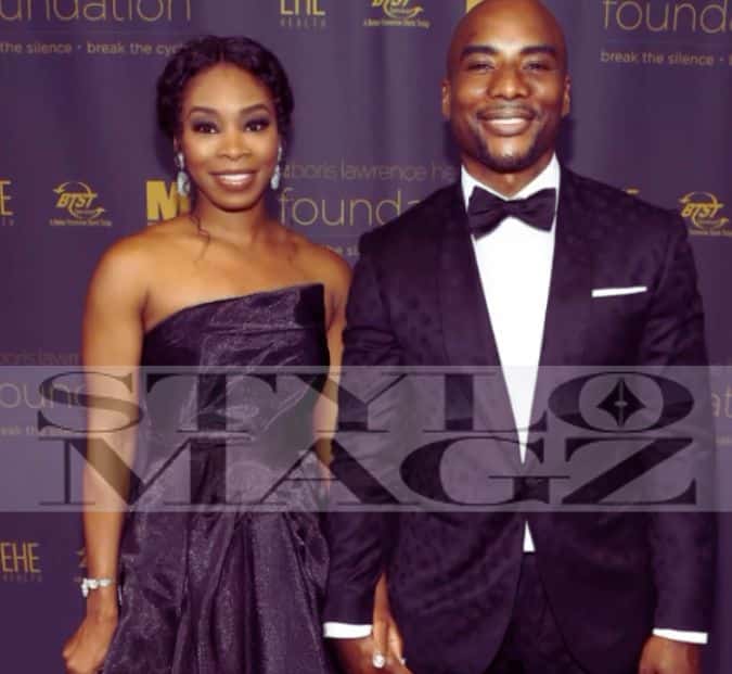 Jessica Gadsden with Husband Charlamagne tha God