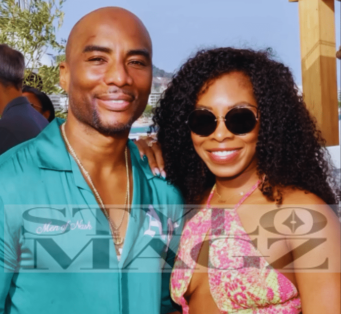 Jessica Gadsden with Husband Charlamagne tha God