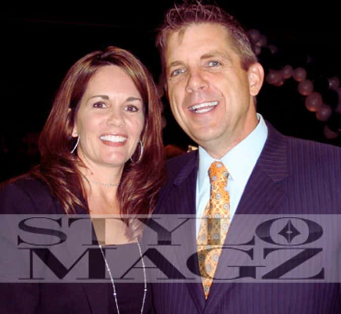 Beth Shuey with Husband Sean Payton