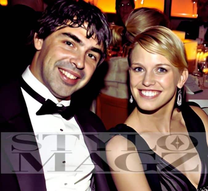 Lucinda Southworth with her husband Larry Page