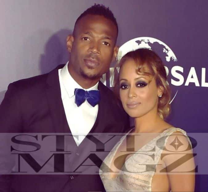 Angelica Zachary with Husband Marlon Wayans